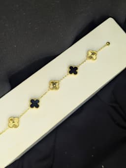 Double tone clover Bracelet  thumbnail 0