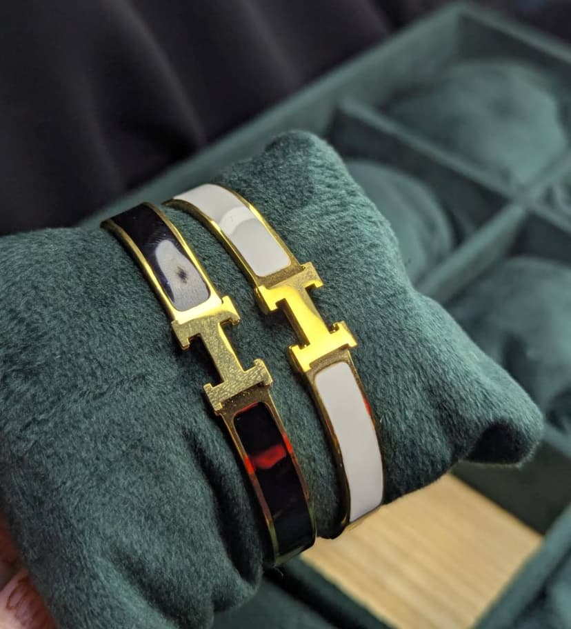 HERMES Stainless Bracelet