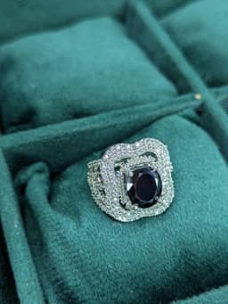 Black Zircon ring thumbnail 0