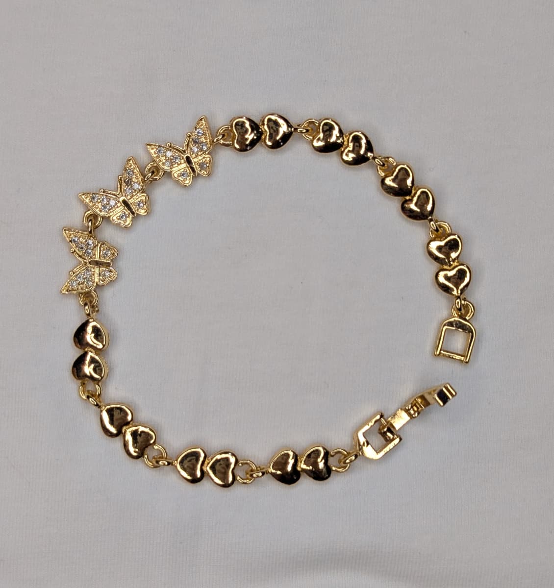 Butterfly stainless steel bracelet 