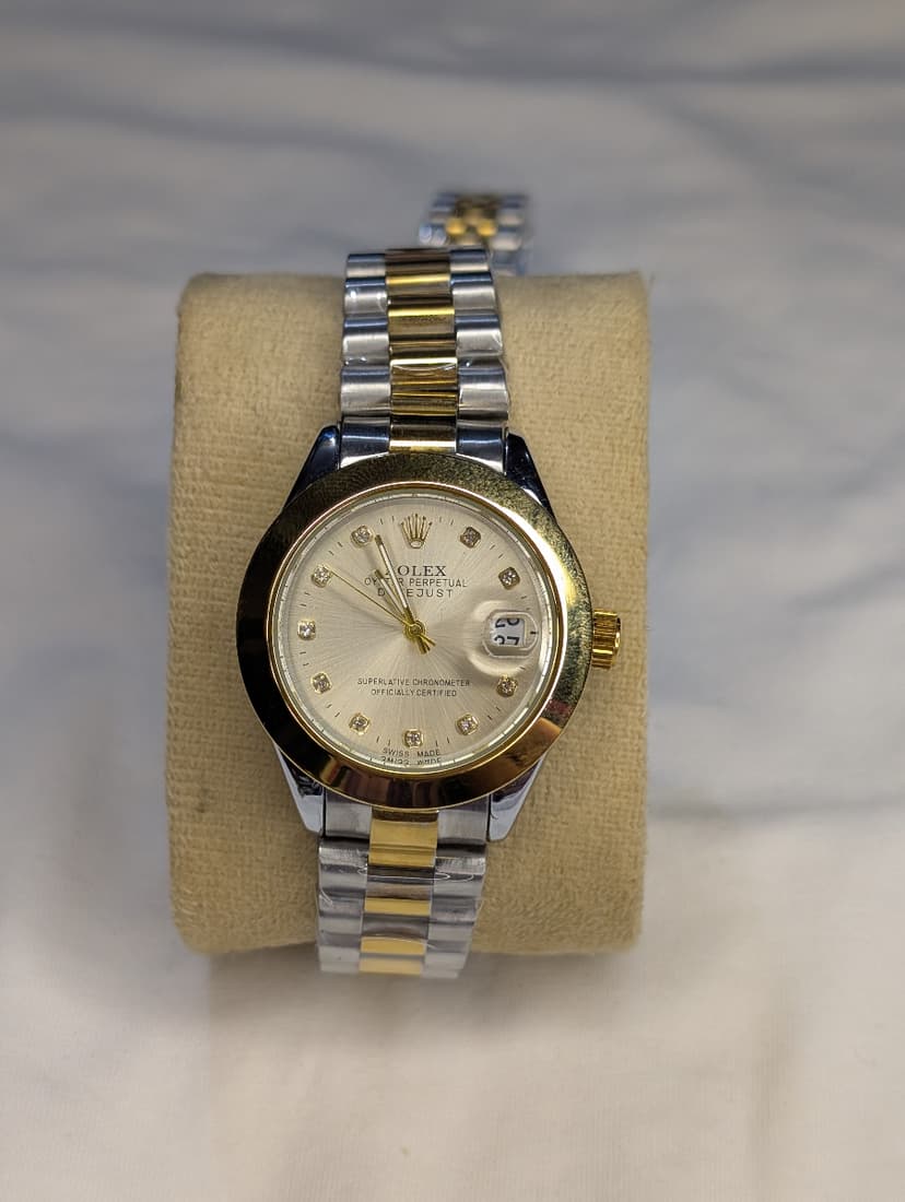 ROLEX DATEJUST GOLDEN & GREY DIAL