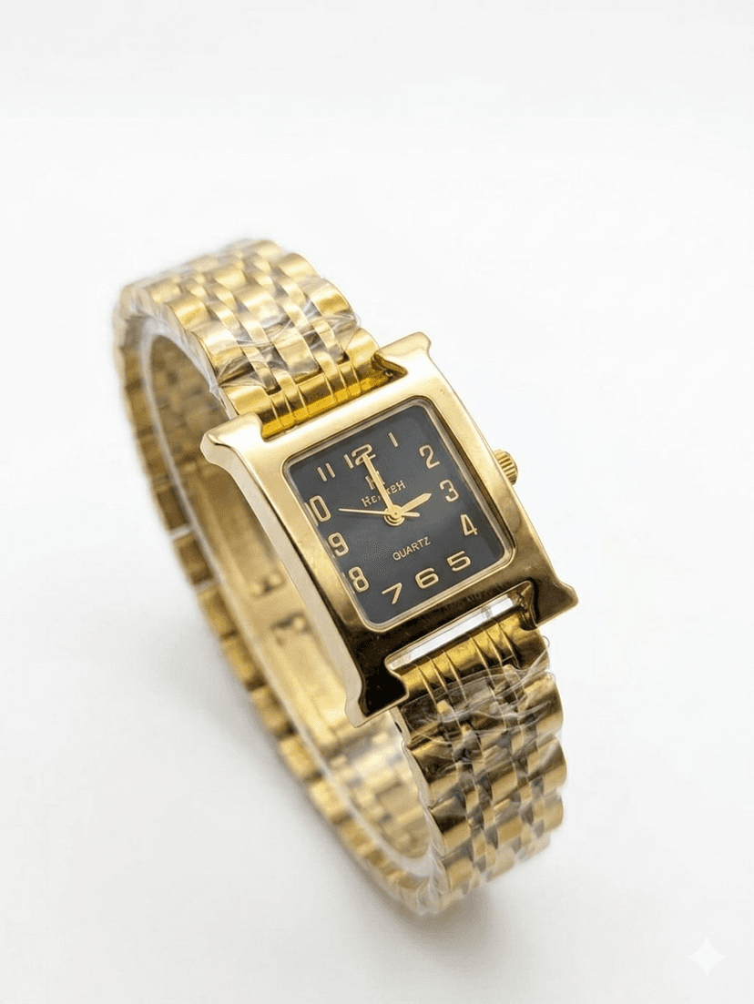 TIMAS SQUARE BLACK DIAL 