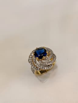 Swirl sapphire ring  thumbnail 0