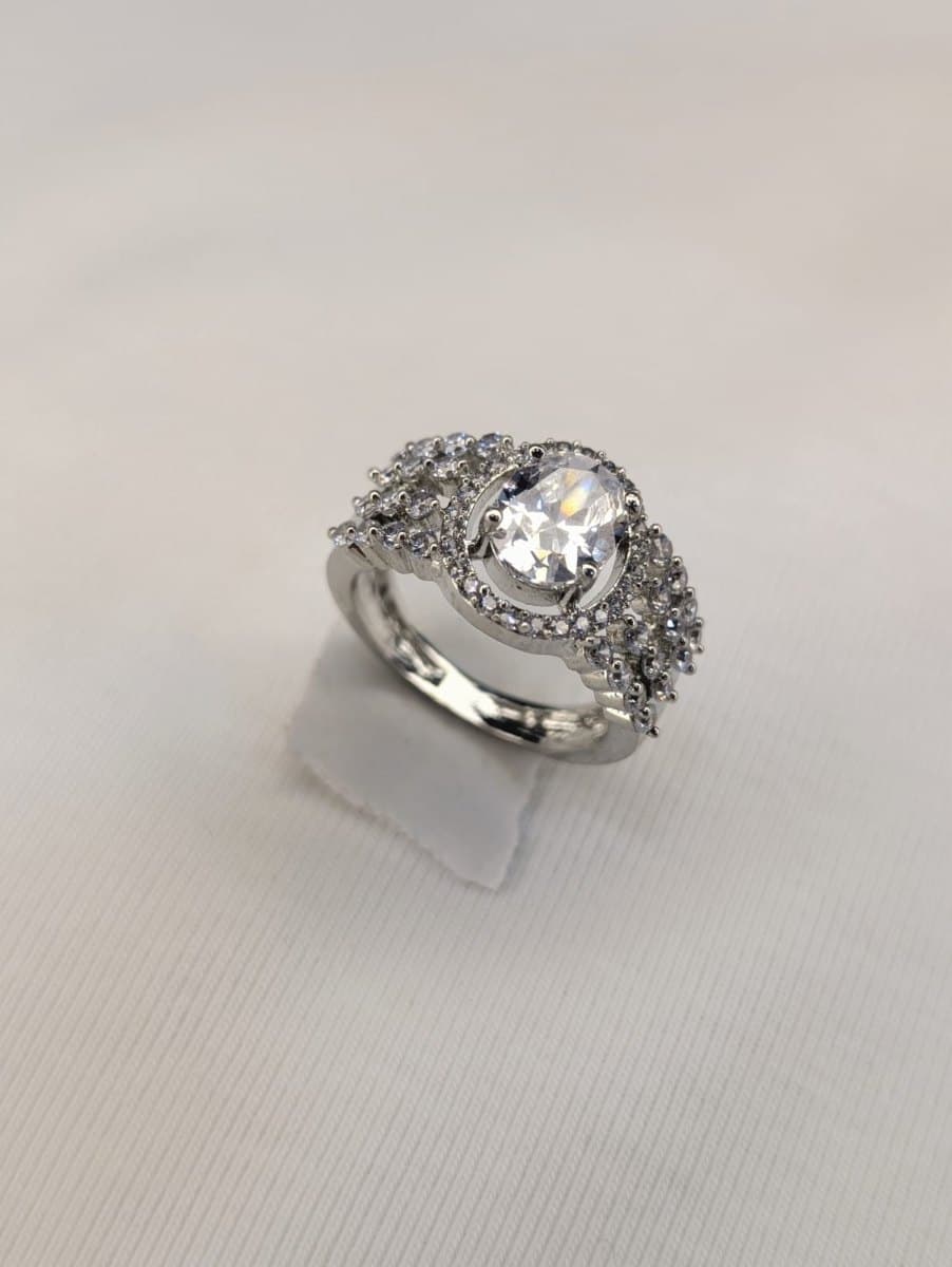 Silver spark ring