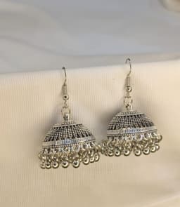 Silver Bell Earrings thumbnail 0