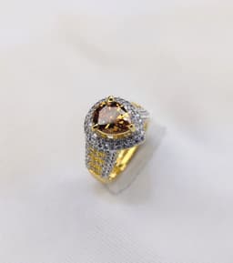 Royal Amber Heart Ring thumbnail 0