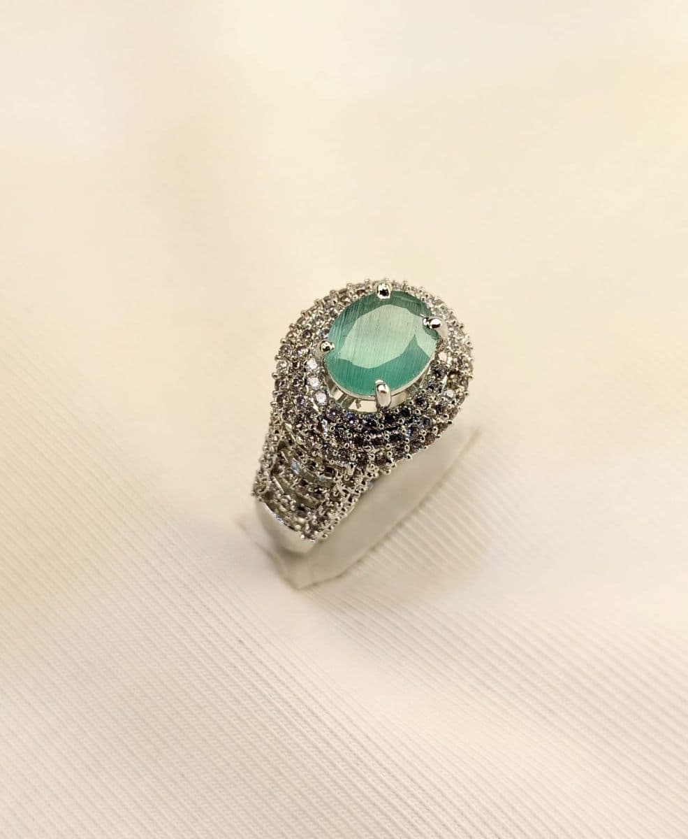 Mint Elegance  Ring