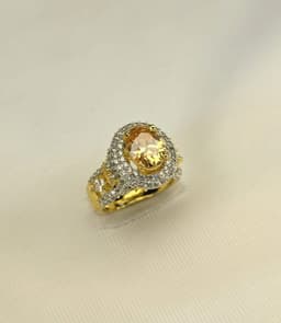 Champagne Cluster Ring thumbnail 0