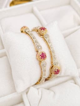 Ruby Floral Bracelet thumbnail 0