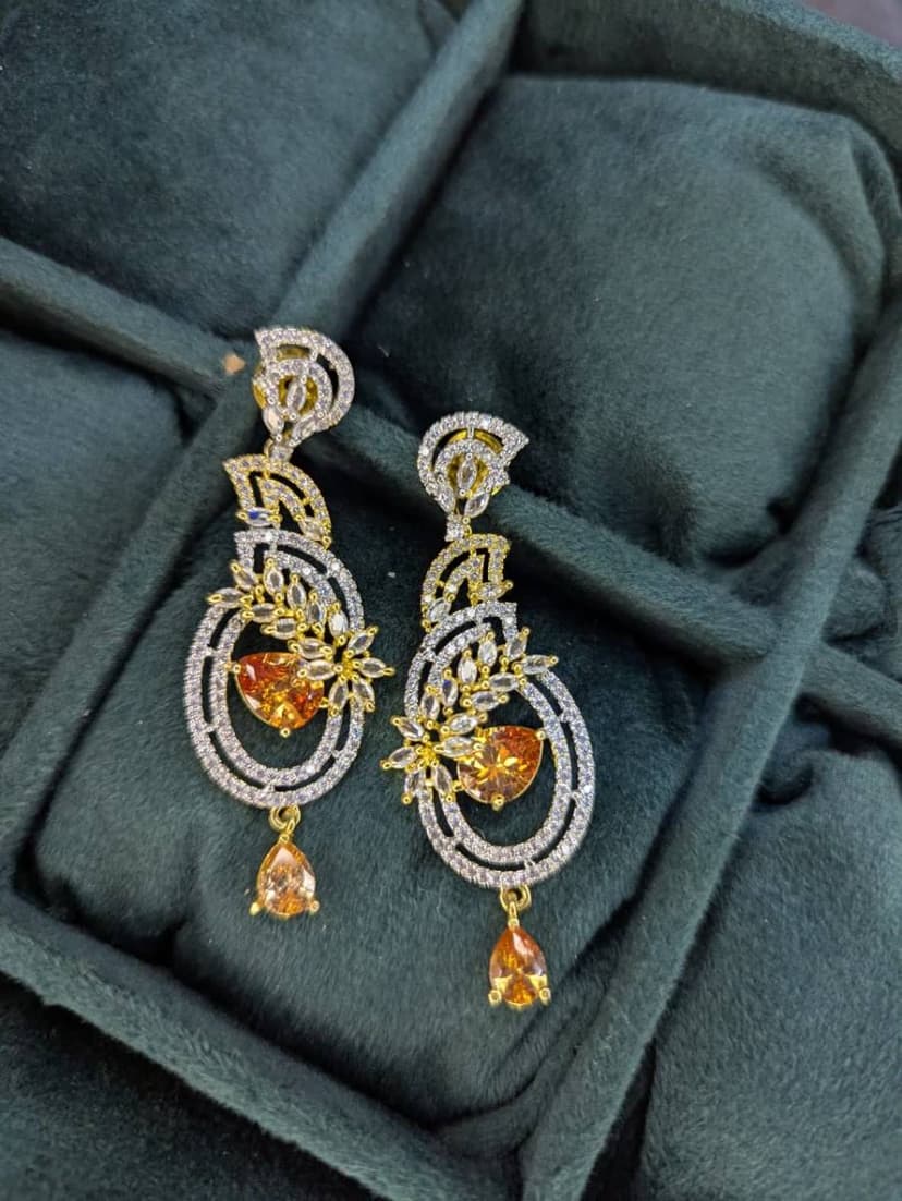 Champion Double drop earrings